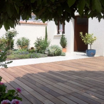 terrasse teck Frouras 40 m2